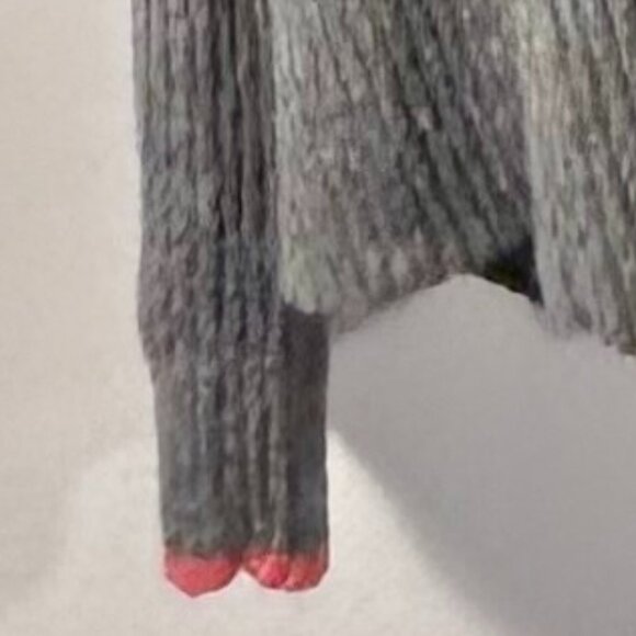 Hollister Open Front Cardigan Sweater Womens Size Medium Ruffle Edge - Picture 2 of 6